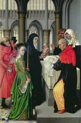 Presentazione al Tempio, pannello sinistro di un dittico